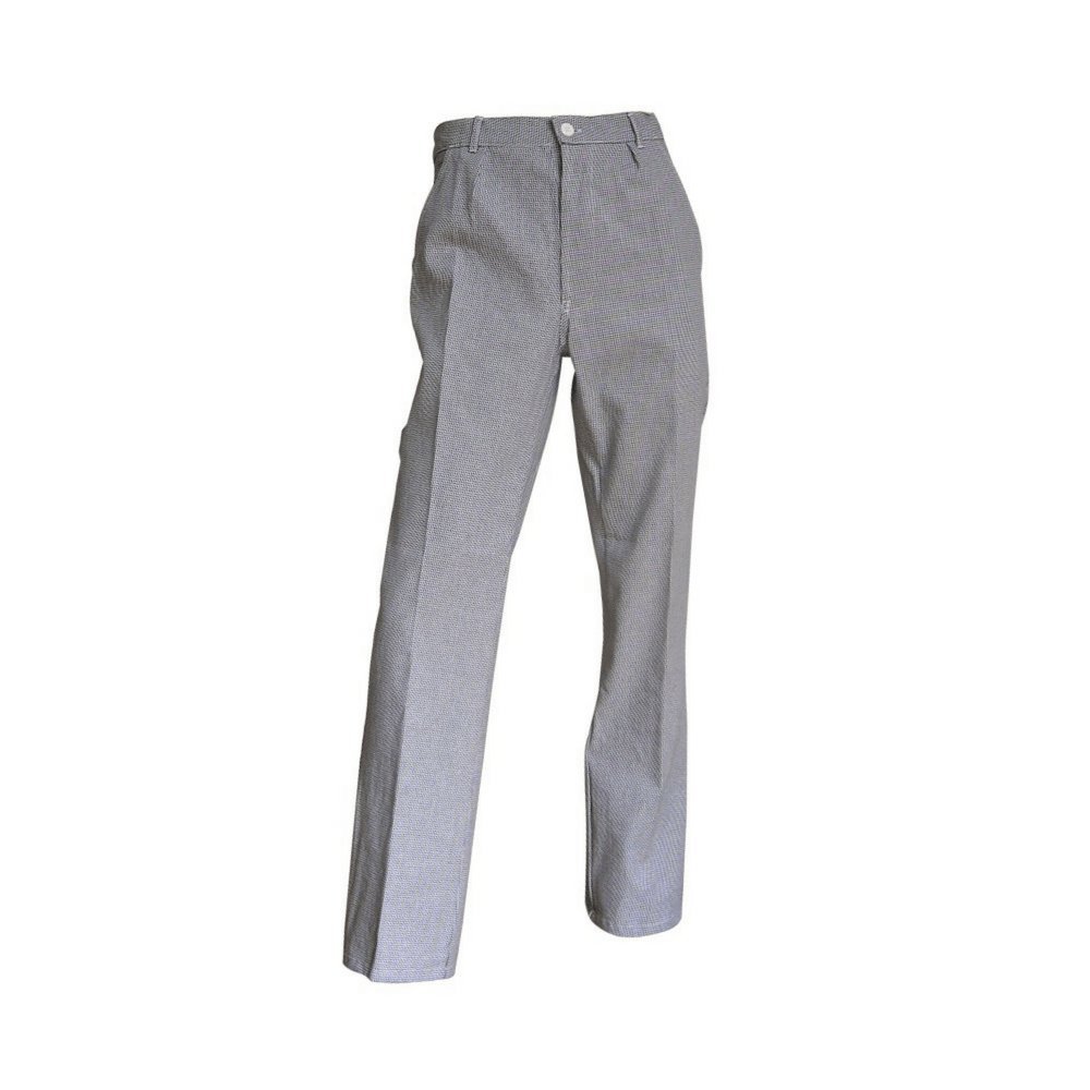 LMA 100113 MORTEAU Pantalon de Cuisinier, Pied de Poule, Taille 38
