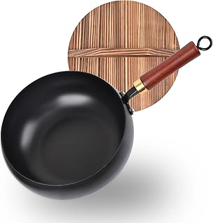 Suntuup Hand-Forged Iron Pan with Wooden Lid