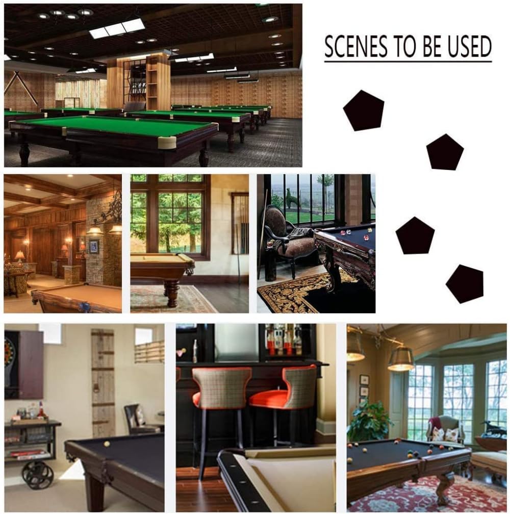 TBLOTYD Pool Cue Rack,Wood Pool Cue Rack Floor Stand Holds 12 Pool Billiard Stick Standing Billiard Cue Racks Easy to Assemble,