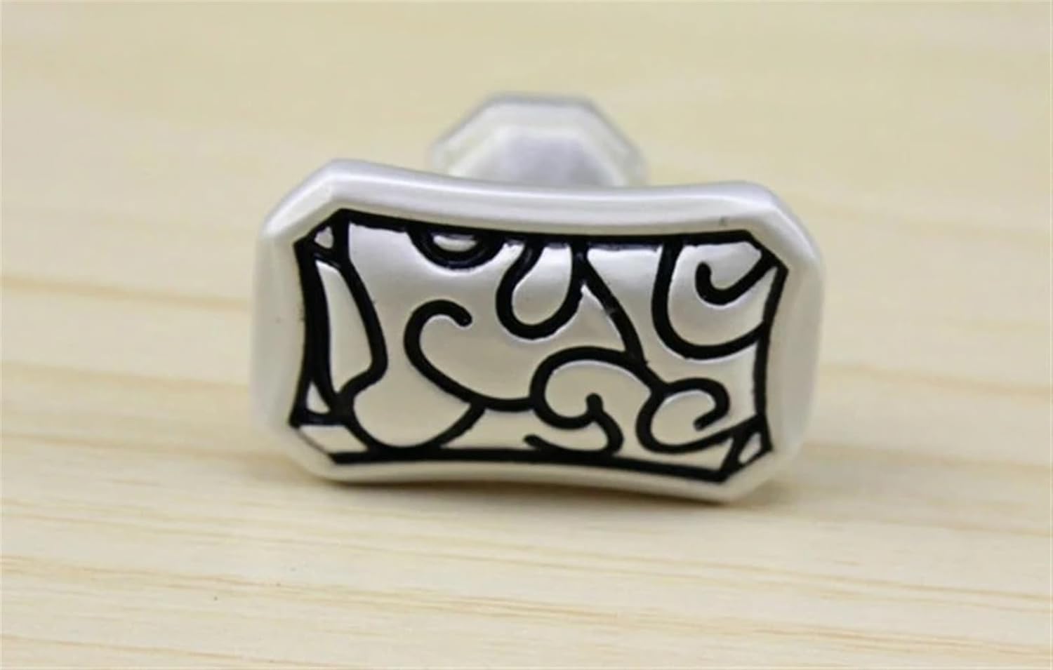 Modern Silver Drawing Furniture Hardware Handle Sliding Door Drawer Knobs Wardrobe Kitchen Cabinets Cupboard Pull Dresser Handle 2Pcs(96mm)