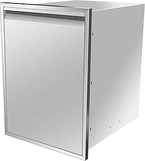19''W Outdoor Kitchen Trash Drawer