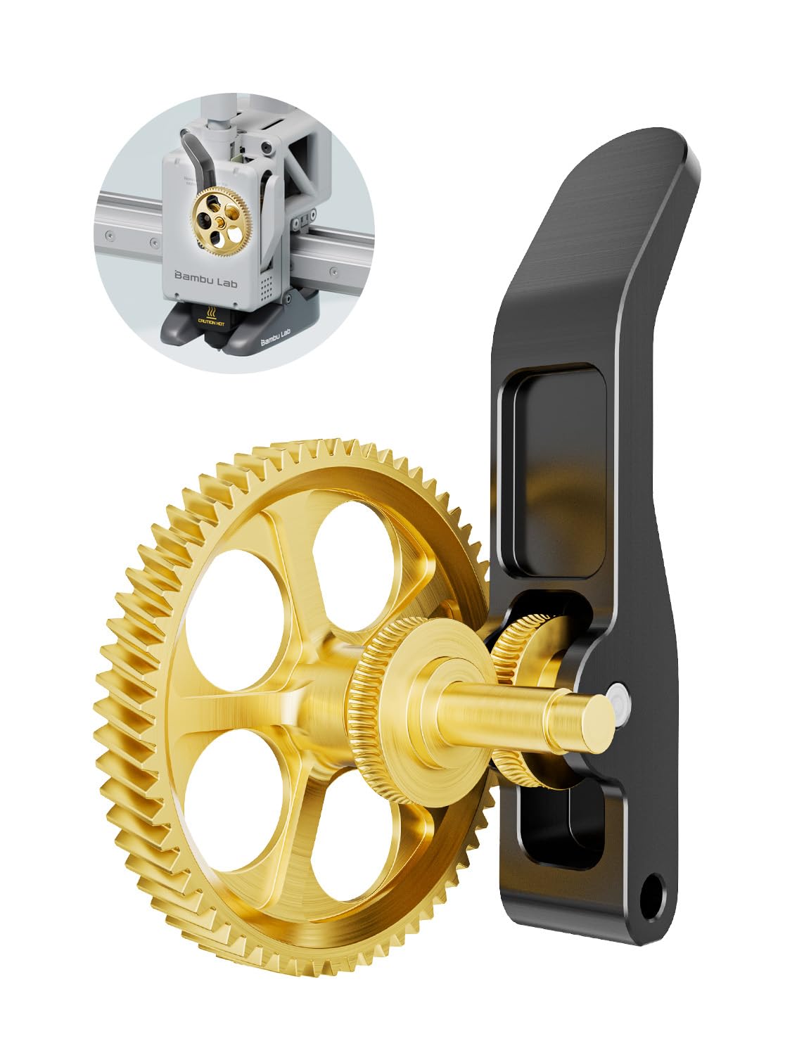 Upgraded Extruder Gear Assembly Replacement Kit Compatible with Bambu Lab A1 & A1 Mini 3D Printers