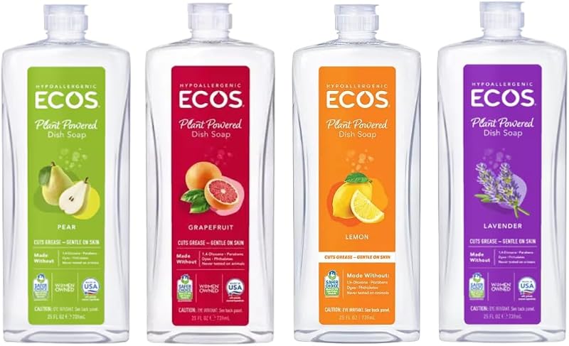 ECOS Plant Based Dish Soap Variety