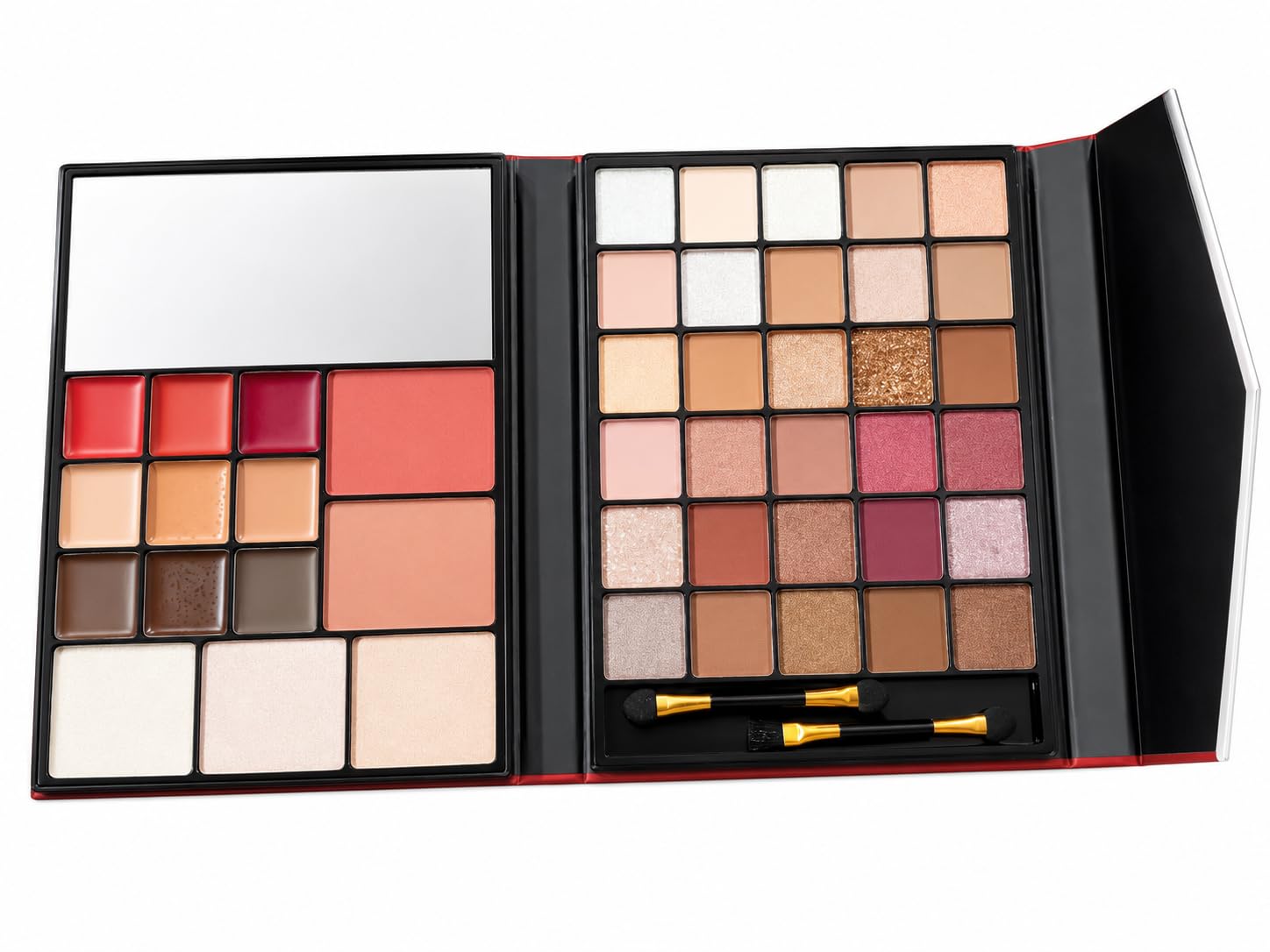 Makeup Palette Kit 44 Color– Eyeshadow, Blush, Highlighter, Concealer, Lip Colors & Eyebrow Gel, Full Face Beauty Set with Mirror-image-41