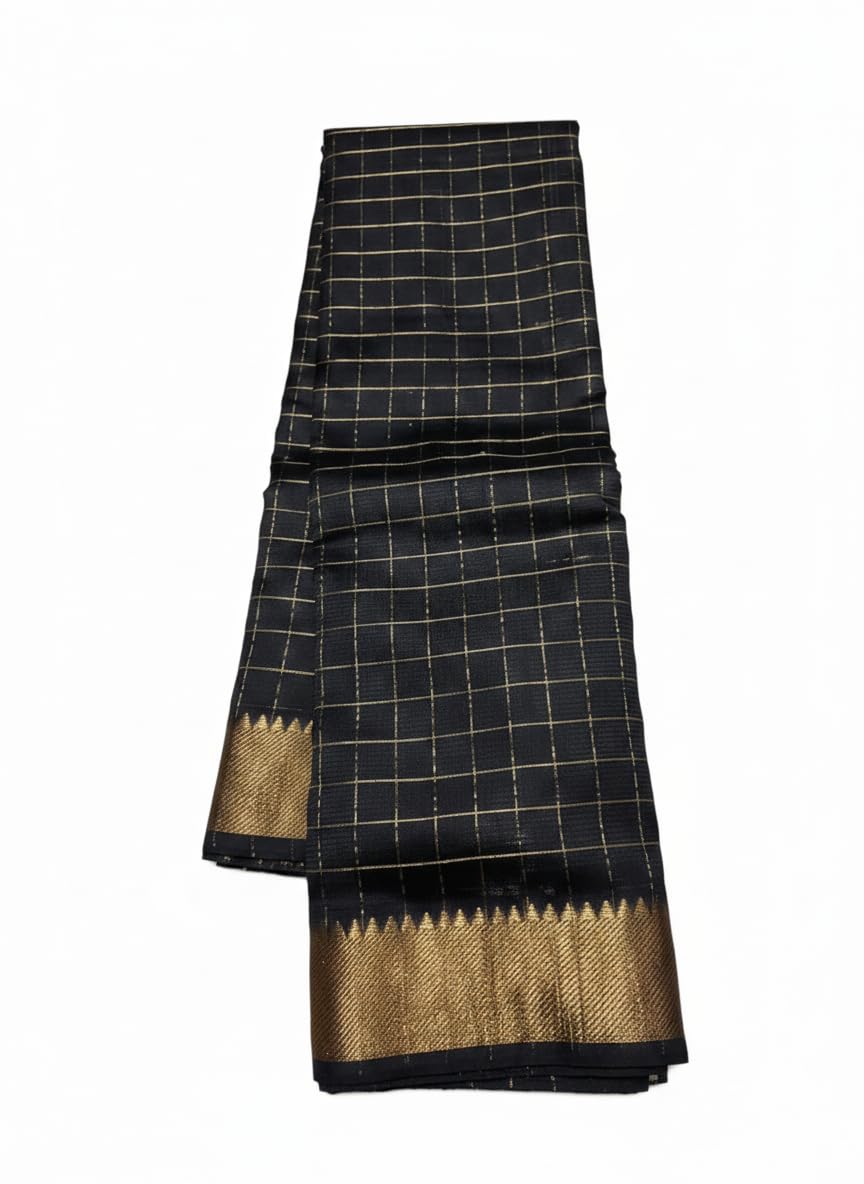 roomz Semi Tussar Silk Saree with Zari Border & Zari Pallu | Saree with Running Blouse-picture-53