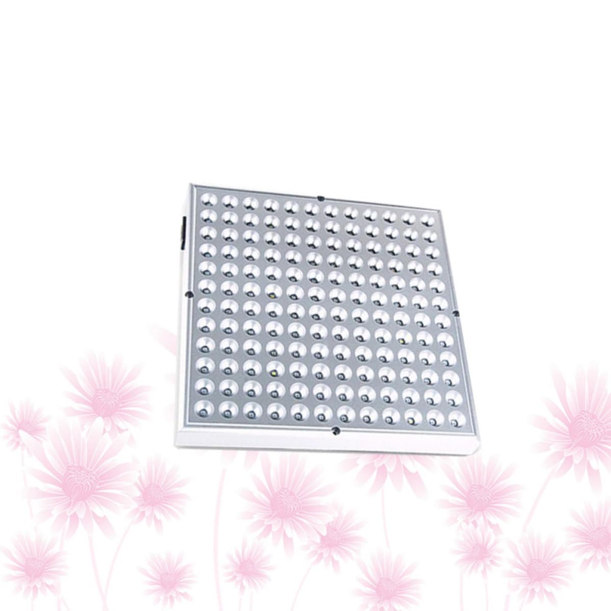 Lampada LED per Piante 45w Argento in Plastico per Crescita | Distribuzione Uniforme della Luce, per Ufficio e Coltivazione in Serra