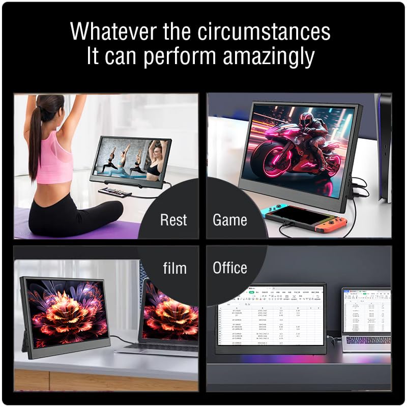 Amazon.com: Anmite 11.6 Inch Portable Monitor IPS Type‑C