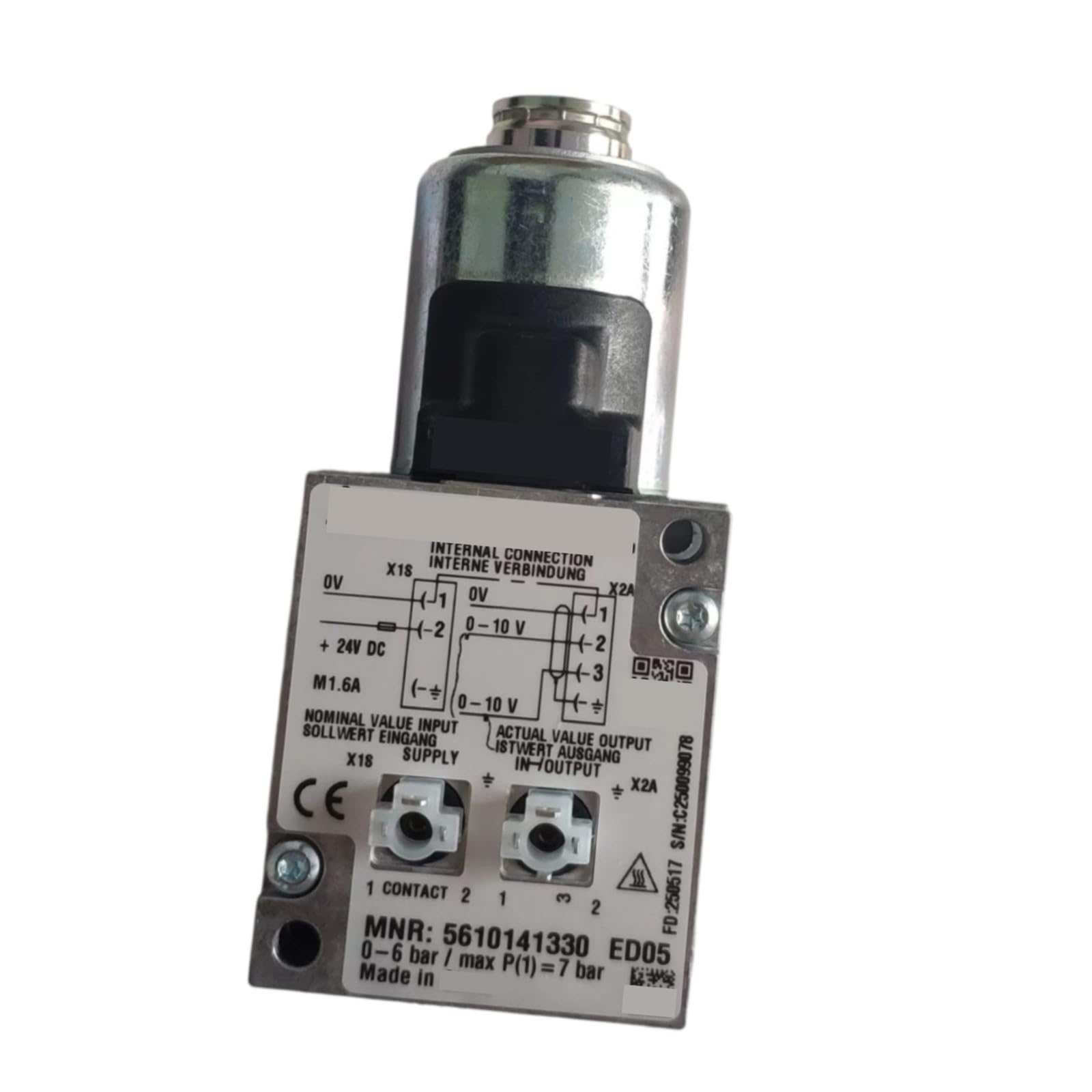 5610141330 ED05 Válvula reguladora de presión 0-10V