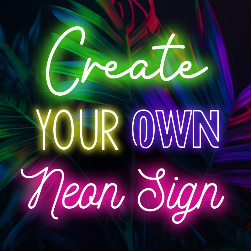 INNOVISION ARTS Personalized Neon Sign Customizable for Wedding Large LED Signs for Bedroom Neon Signs Wall Decor Personalized Neon Lights Sign Customize
