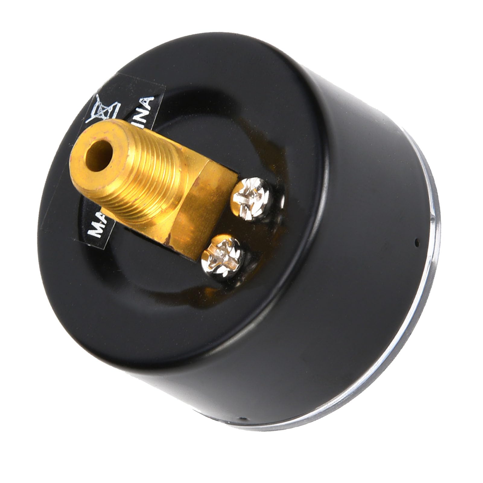 Connessione Posteriore del Manometro, Manometro Assiale, Quadrante BSPT Stabile 1/8 di Pollice Misurazione Accurata della Pressione 'aria, 'olio e 'acqua (0-60 psi, 0-4 bar)