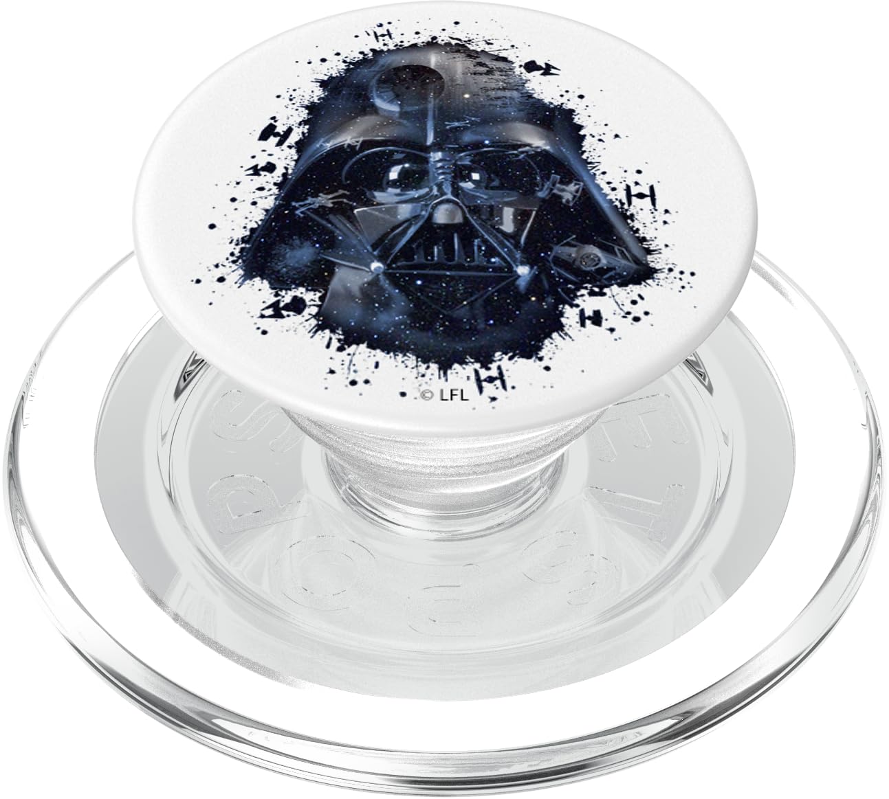 Star Wars Darth Vader Splatter Galaxy Helmet PopSockets PopGrip for MagSafe