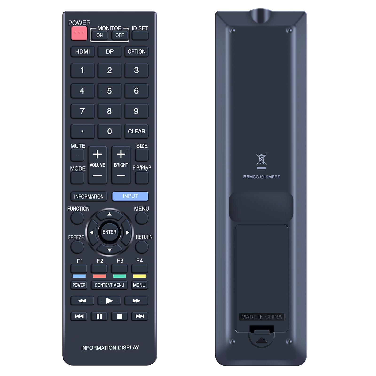 Télécommande RRMCG1019MPPZ pour remplacer votre contrôleur Sharp perdu - 8