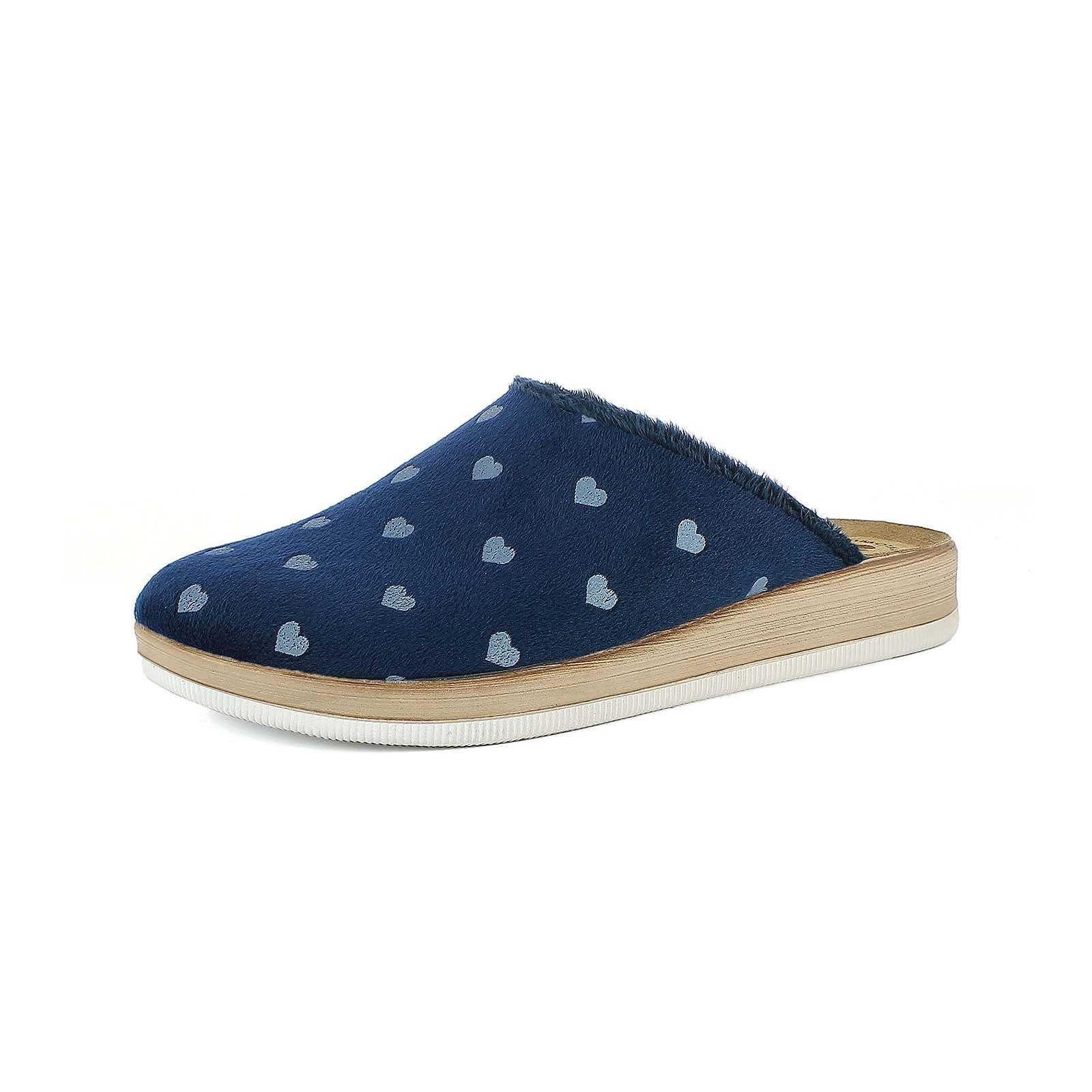 Inblu Pantofole Donna Con Cuore E Morbida Ecopelliccia – Leggere, Flessibili Con Plantare Imbottito – Tacco 3 Cm