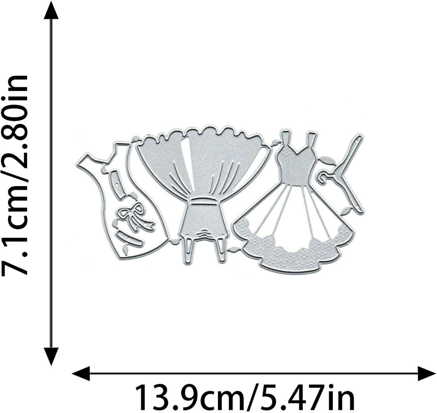 Skirts Die Cuts for Card Making Clothing Accessories Metal Cutting Dies for Paper Scrapbooking DIY Embossing Decor Crafts image 5