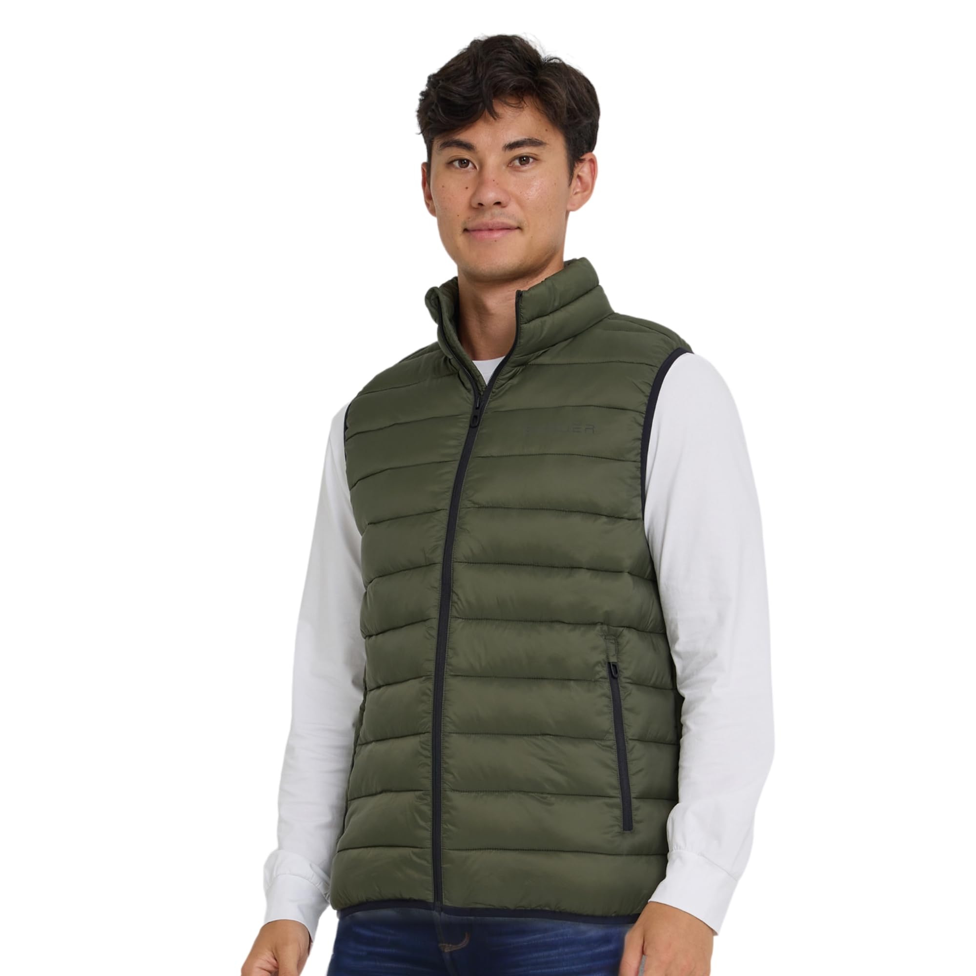 Spyder Puffer Vest for Men β Lightweight Quilted Outdoor Vest with Pockets, Puffer Vest Jacket for Men