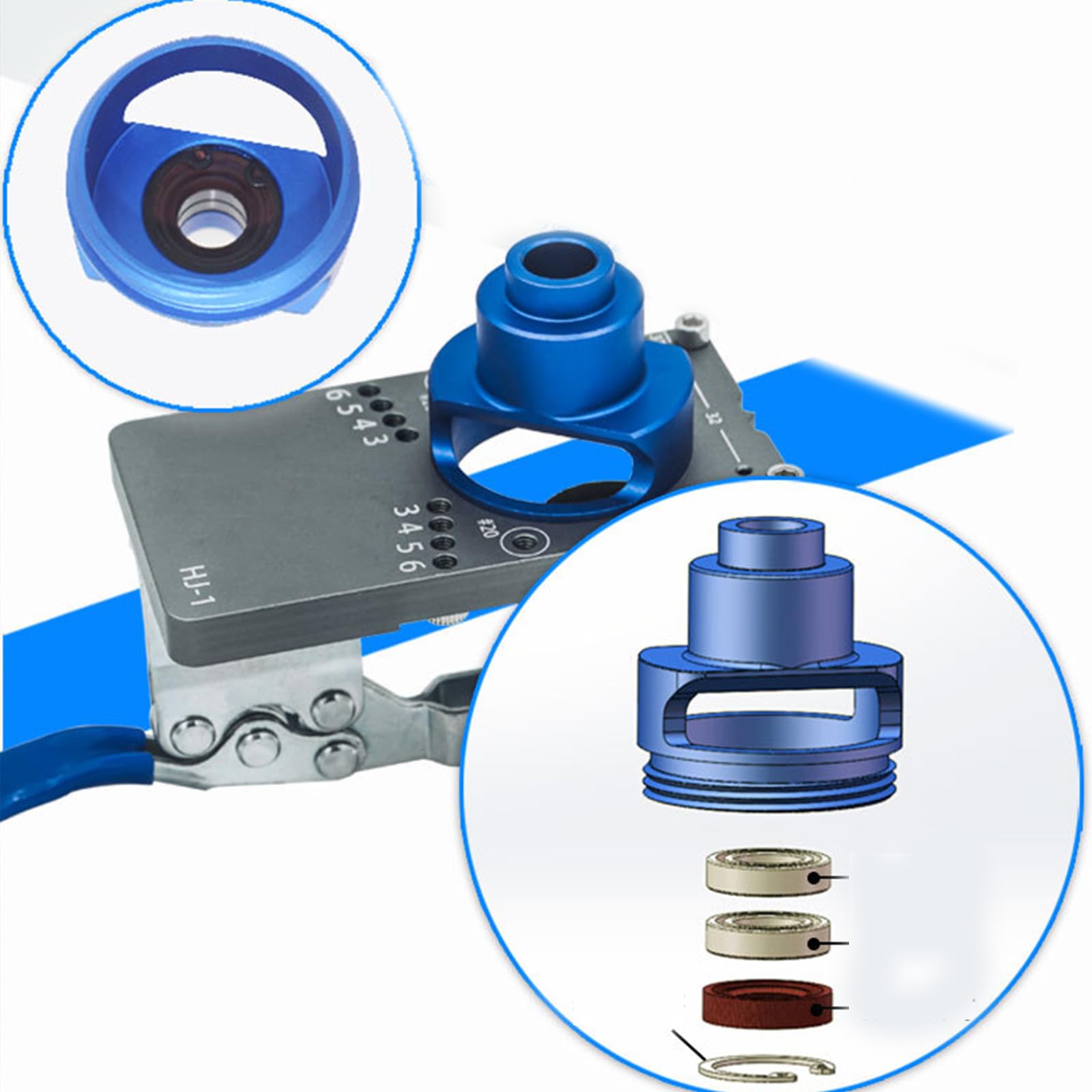 Zawias szafki Jig Clamp Akcesoria Zawias Wiertło Jig do drzwi Szafy Zawiasy Montaż Zawiasy Drzwi Narzędzie Narzędzie do obróbki drewna Wielofunkcyjne narzędzie do obróbki drewna