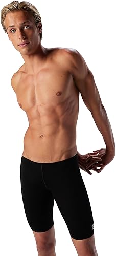 Speedo Mens Swimsuit Jammer Endurance Solid USA Adult Marino, Negro (Speedo Black), Azul (Speedo Blue)