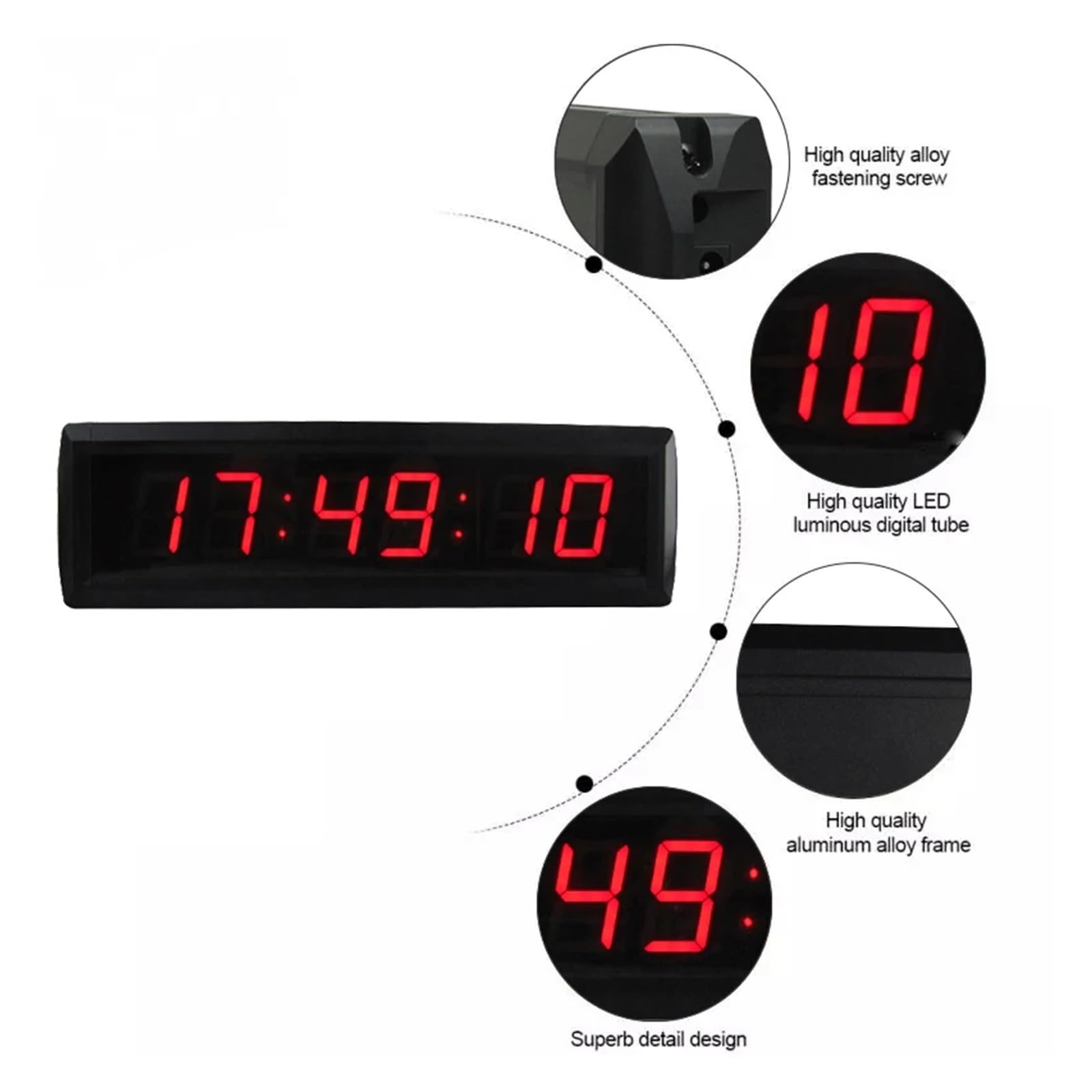 Amazon.co.jp: HH:MM:SS  のカンファレンスクロックカウントダウンタイマー、電子カウントダウンカウントアップリアル、ライブルーム用(Green) : DIY・工具・ガーデン