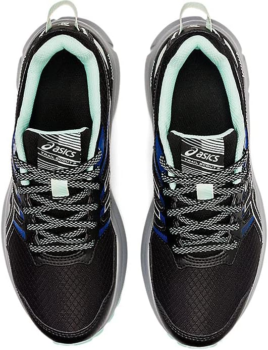 ASICS Women's Trail Scout 2 Running Shoes, 11, Black/Birch