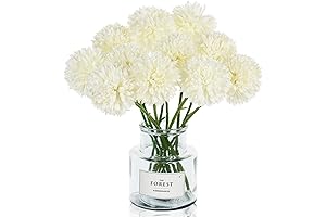 Tinsow 12-Piece Artificial Chrysanthemum Bouquet