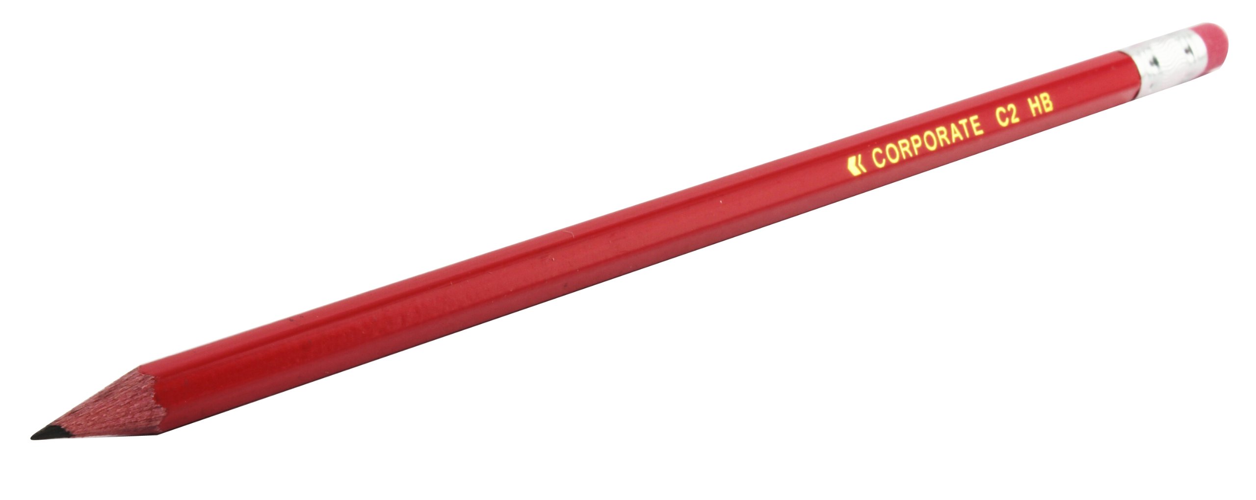 ValueX HB Pencil Rubber Tip Red Barrel Pack 12 - 785100 18162HA