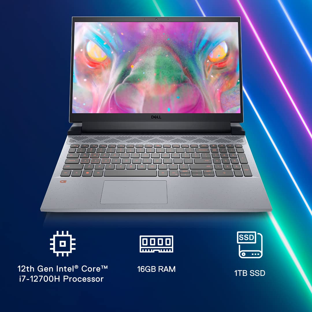 Refurbished) Dell New G15 5521 SE Gaming Laptop, Intel i7-12700H 