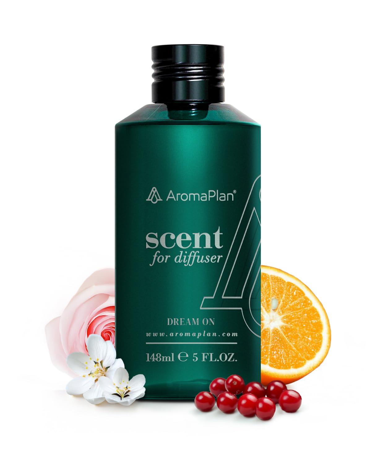 AromaPlan Hotel Scents Dream On 5 Fl Oz (148ml), Home Luxury Aroma & Hotel Fragrance Diffuser Oil- Hotel Diffuser Oil for Aromatherapy- USA Made, Bigger Bottle, Bolder Aroma & Longer Lasting