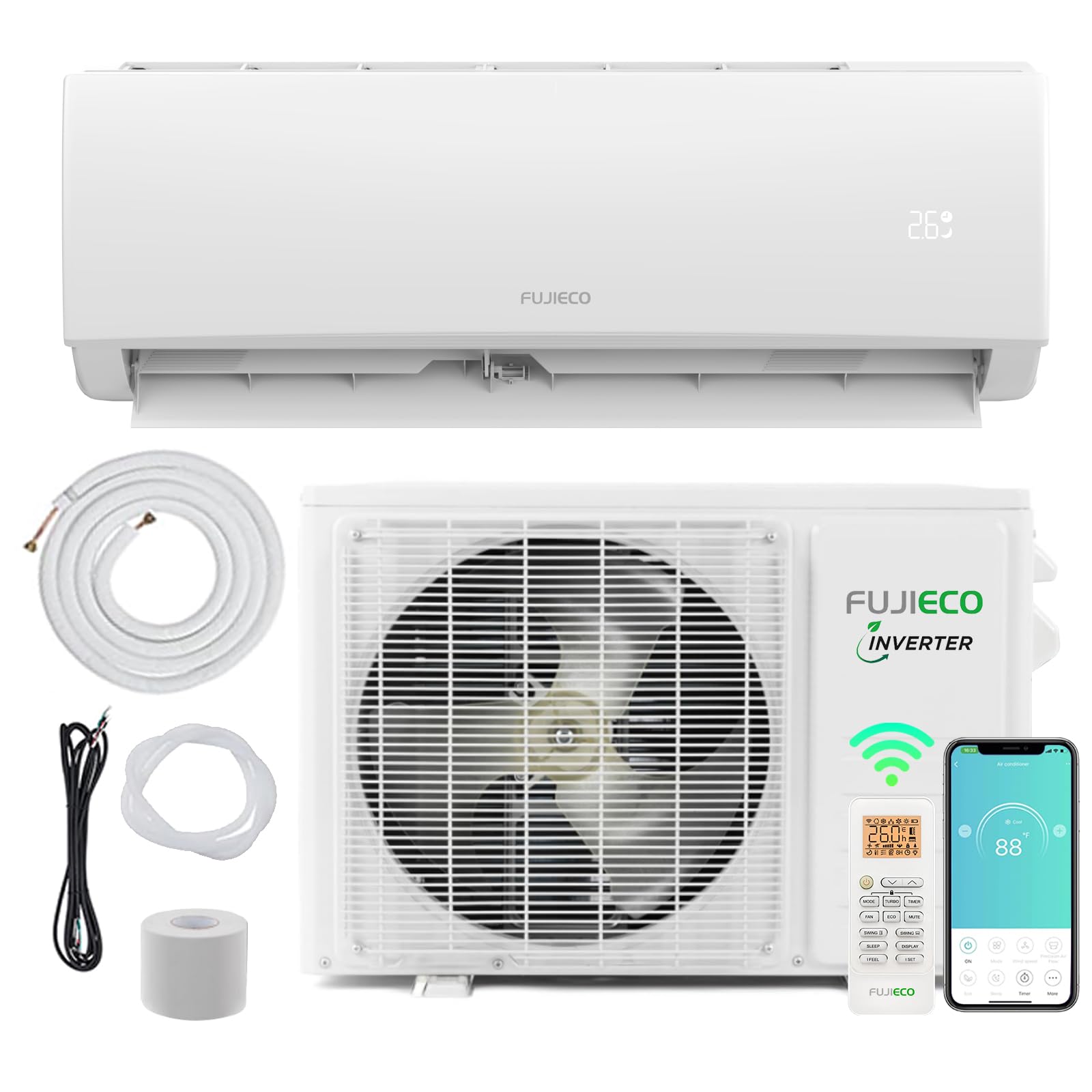 mini split 24000 btu 110v