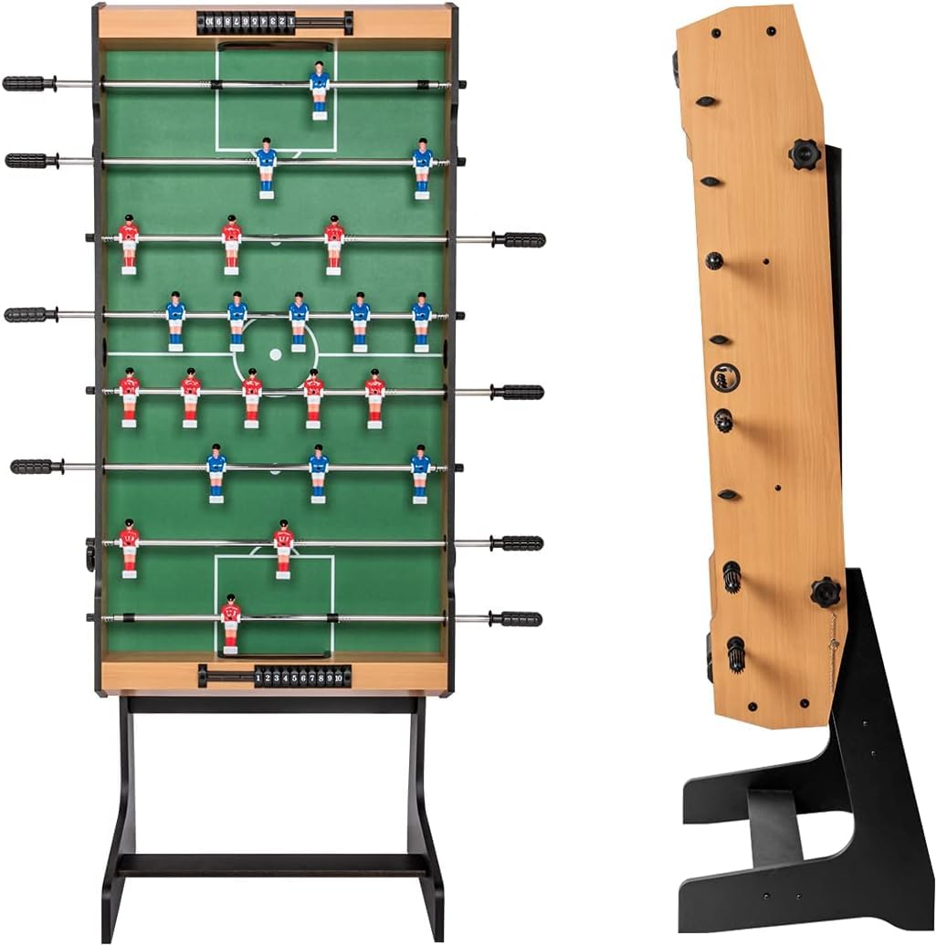 Amazon.co.jp: HLC 4FT 折りたたみ サッカー テーブル フーズボール  
