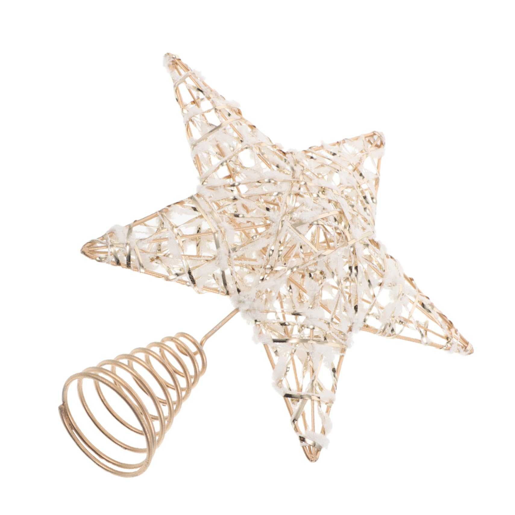 Estrella para árbol de Navidad rústica VERDANVERSE, adorno de hierro para decoración del hogar