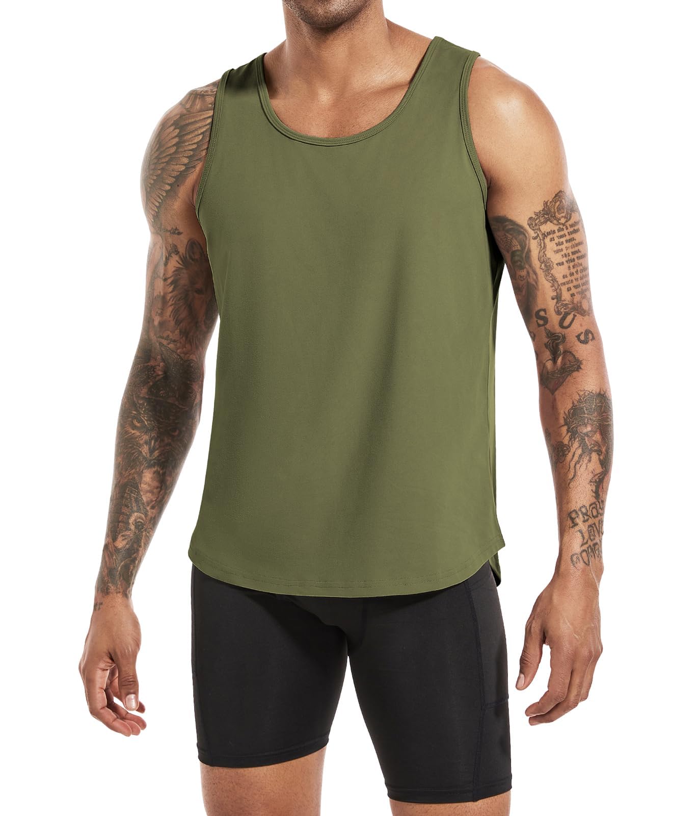 Boyzn 3er Pack Herren Tank Top Fitness Tankshirt Ärmelloses Training Workout Achselshirt Sommer Unterhemd Funktionsunterhemd Laufshirt ts