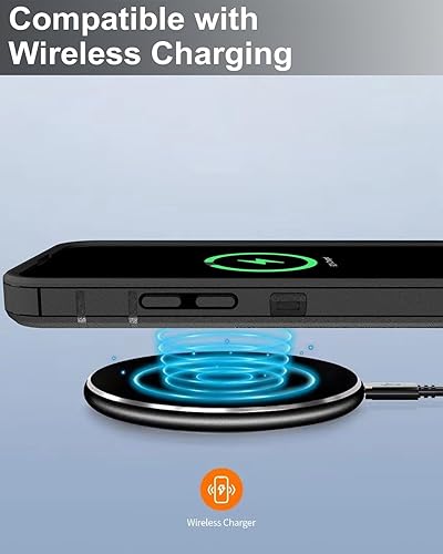 Miniatura 7 de Dahkoiz Funda para iPhone 15 Pro Max y protector de pantalla de vidrio, cubierta de puerto a prueba de polvo, protección de goma antideslizante