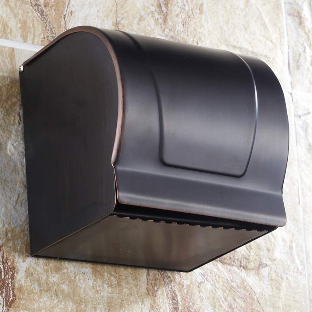 Papel Higiénico Soporte De Papel Higiénico Montado En La Pared Retro Caja Pañuelos Impermeable Baño Latón Portarrollos Bano