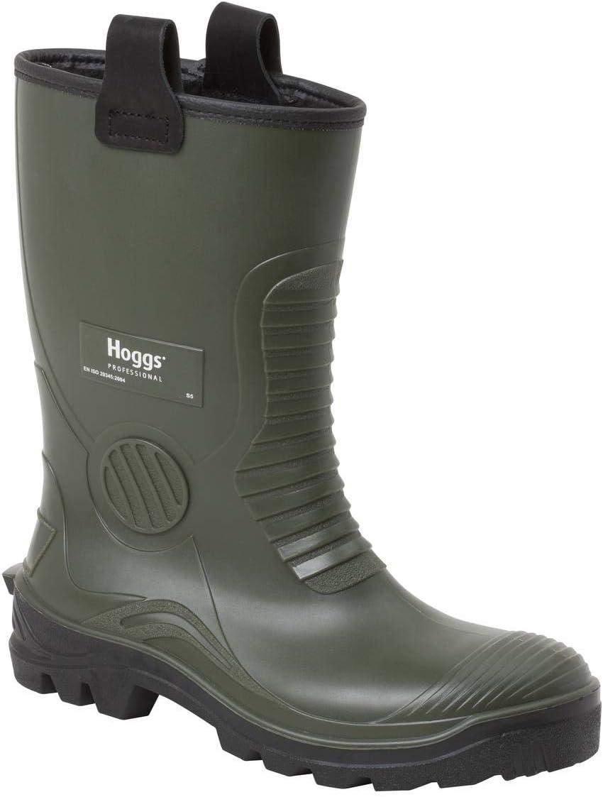 Hoggs of Fife Aqua-Tuff Safety Rigger Green Boots (11498) Men's