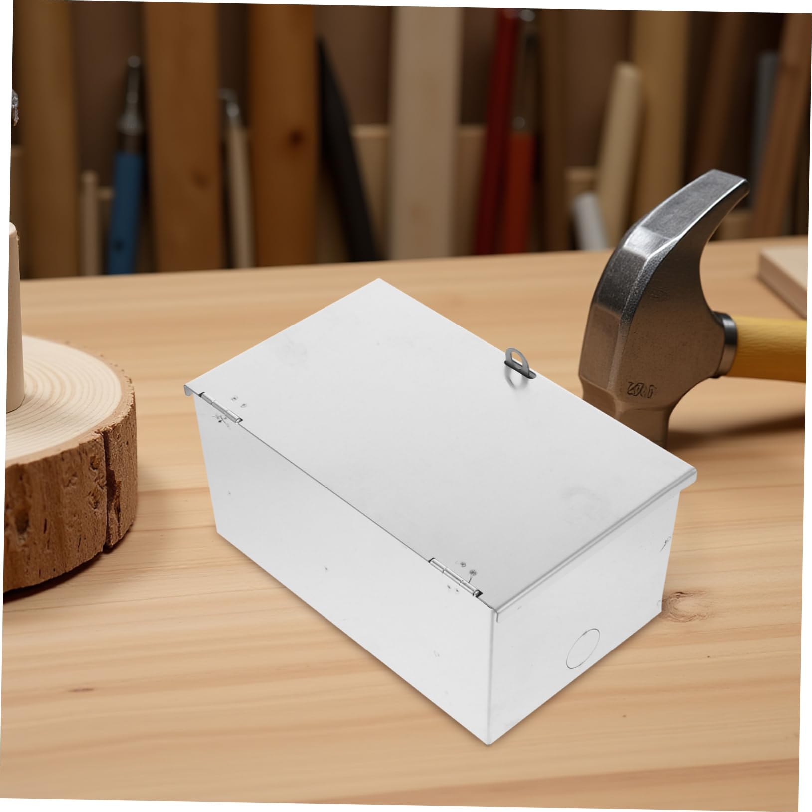 Gadpiparty Caja De Alimentación Para Exteriores Caja Eléctrica Cerradura Protección Para Proyectos De Enrutadores Interruptores Material Resistente Uso Jardín o Terraza