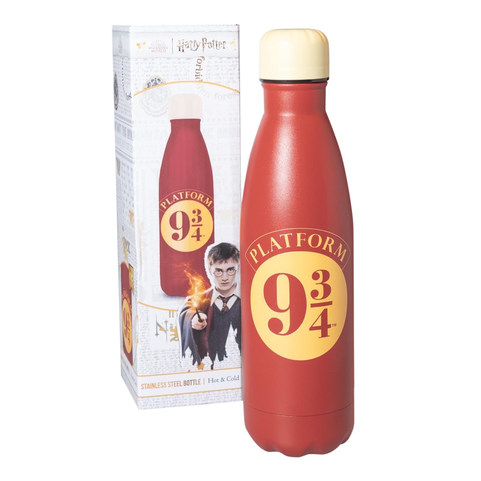 Grupo Erik Metal Water Bottle 500ml / 17oz - Platform 9 3/4 Harry Potter Merch, 500 ml - Image 3