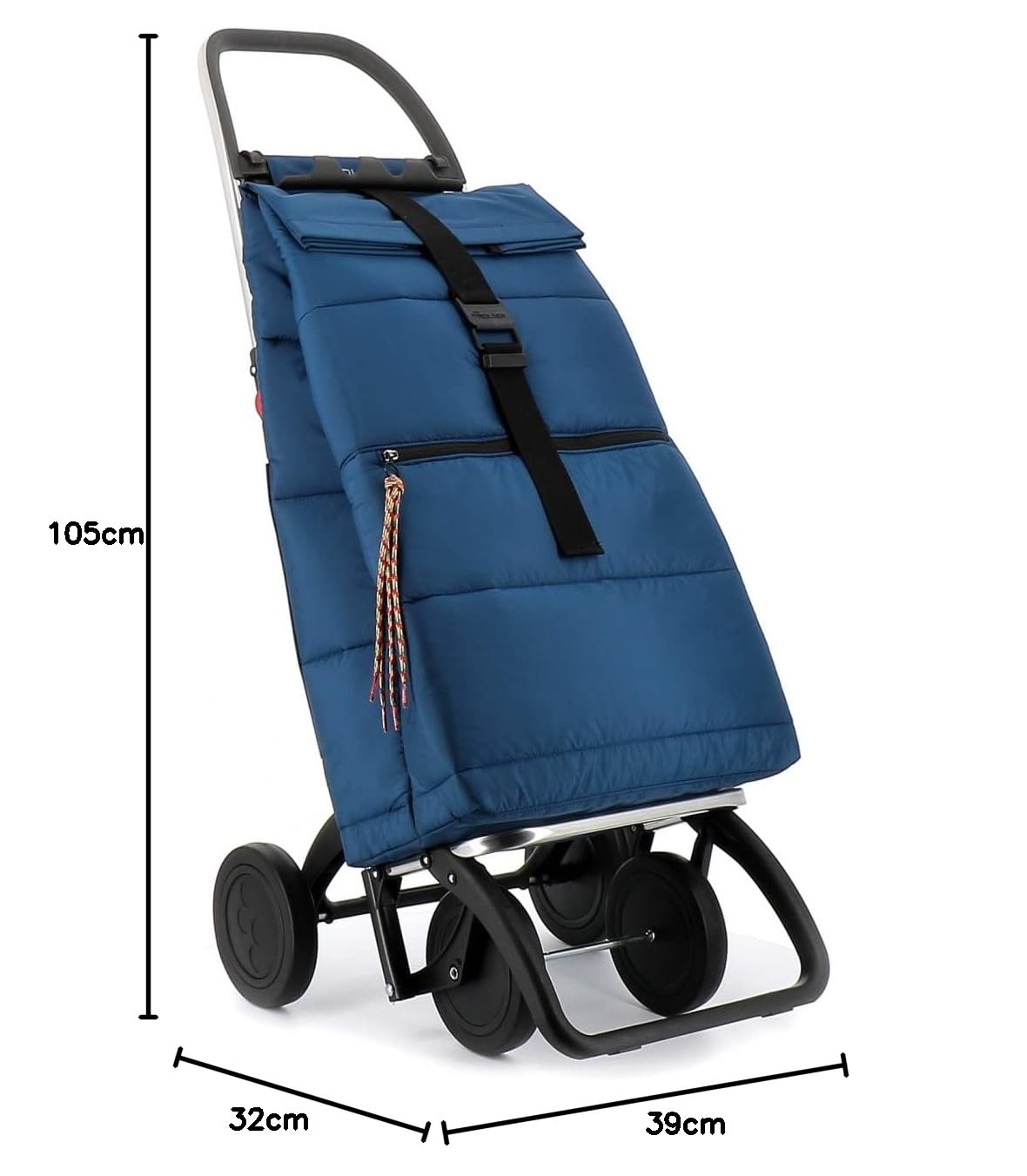Carro Rolser Big Polar 4 Ruedas Plegable - Marino