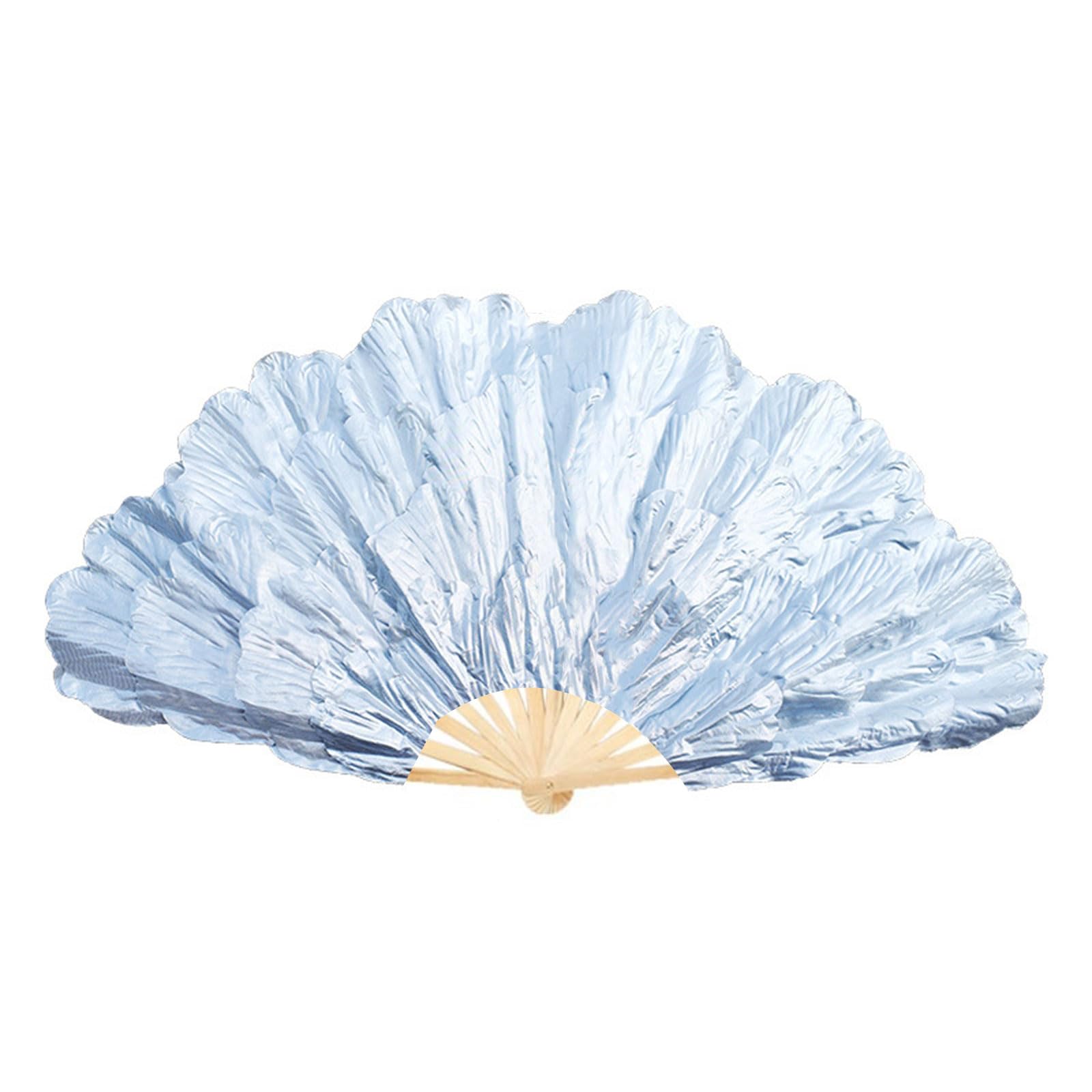 NEWFT Chinese Styles Elegant Large Peony Petal Dance Fan for Dancers and Traditional Culture Enthusiasts Elegant Handheld Fan
