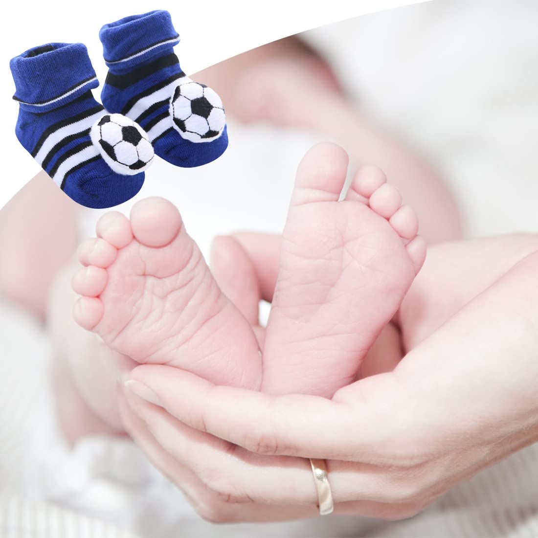 Calzini Antiscivolo per Bambini,Calzini per bambini,Unisex Neonata Baby Boy Girl Infanti,Adatto a bambini di età compresa tra 0 e 12 mesi