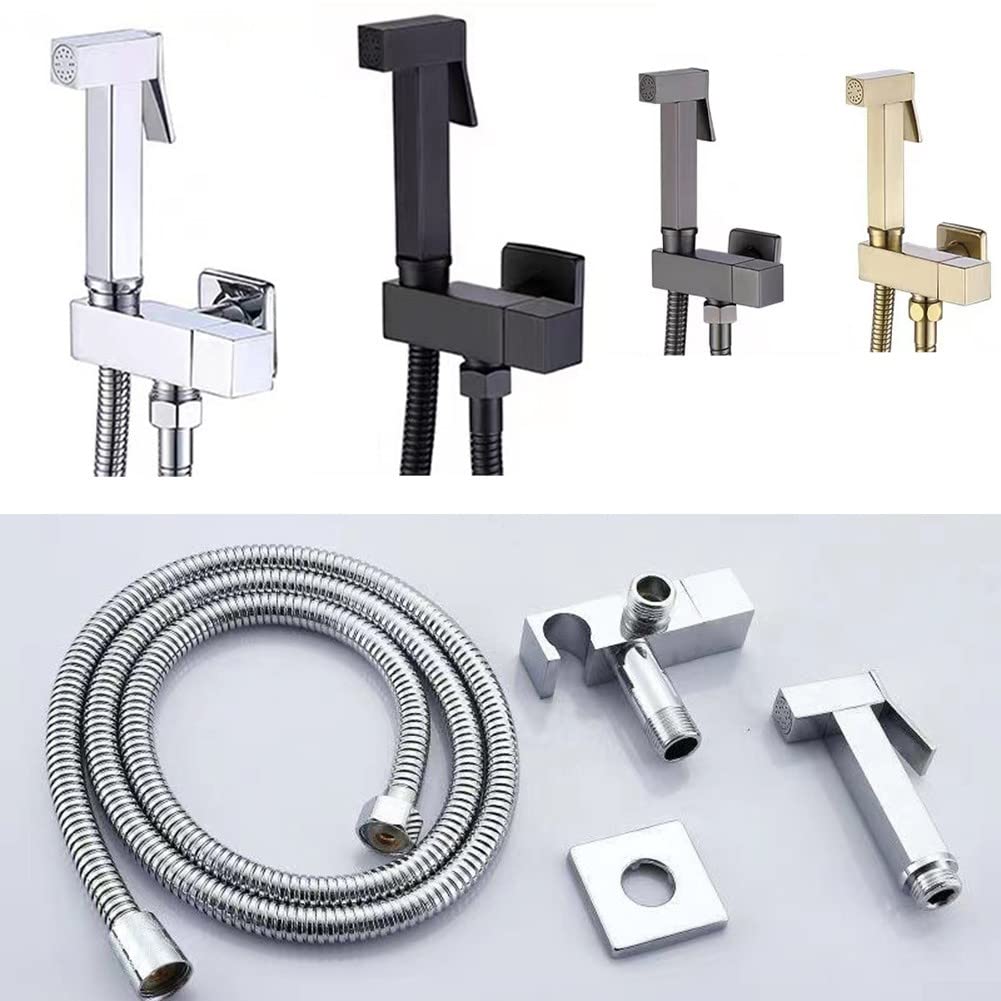 Robinets de bidet en laiton doré - Pulvérisateur hygiénique - Doré