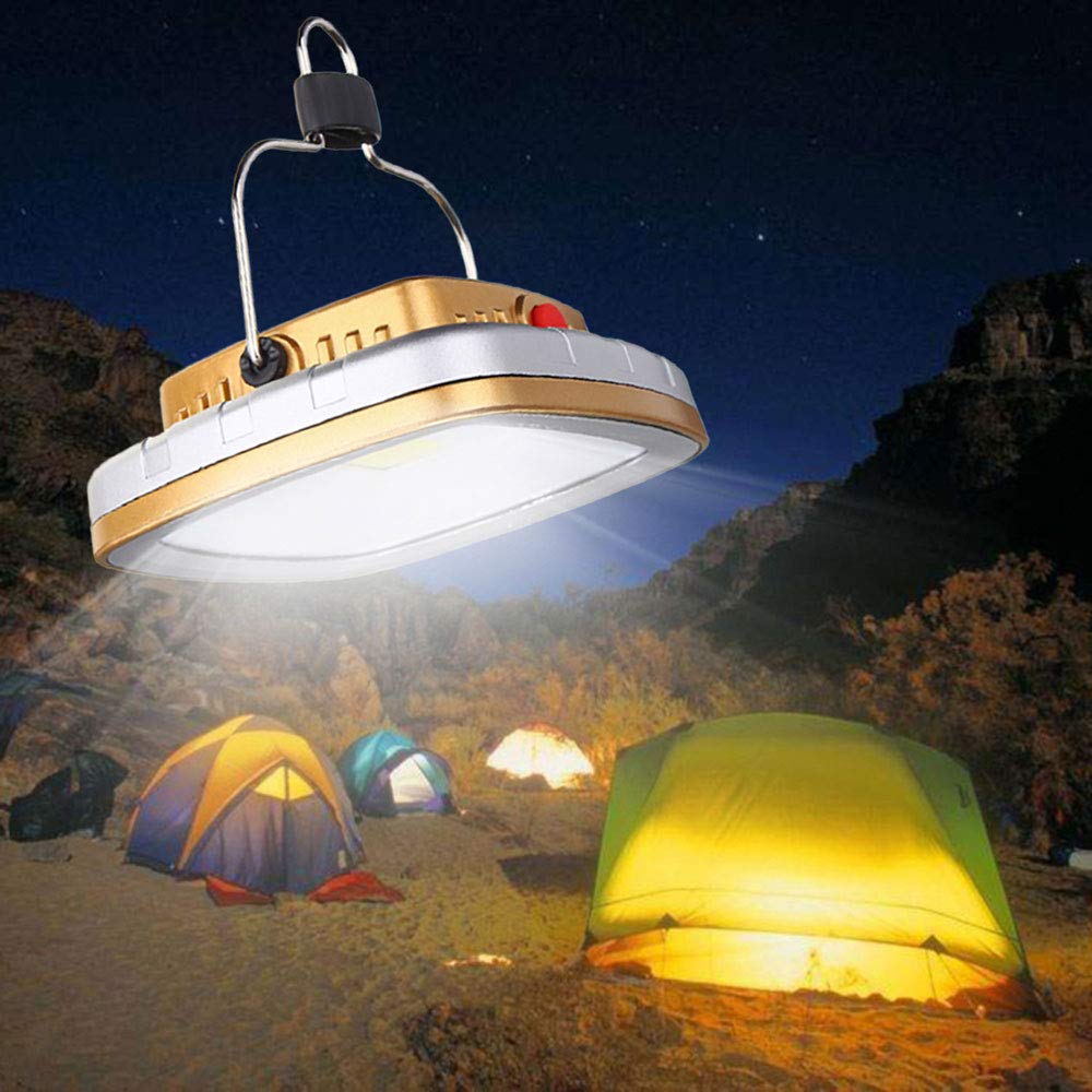 10W Solar Laternen Led Zelt Camping Lampe Taschenlampe Usb Port Wiederaufladbare Zelt Licht Hängen Haken Lampe Tragbare