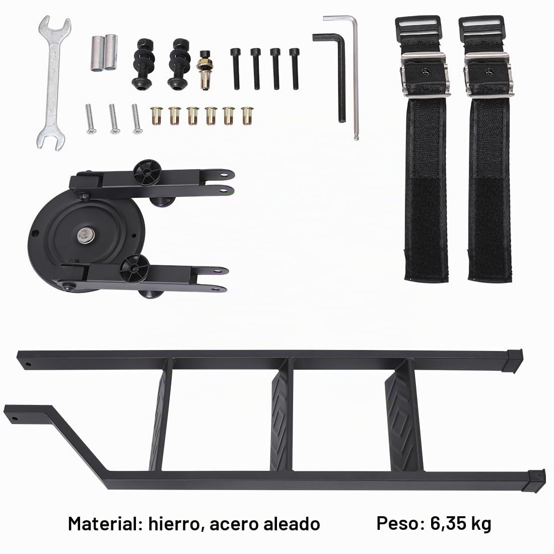Escalera para portón Trasero para Ford Ranger 2012-2022 T6 T7 T8 MK2 MK3 Escalera de extensión, Multiposición y Plegable