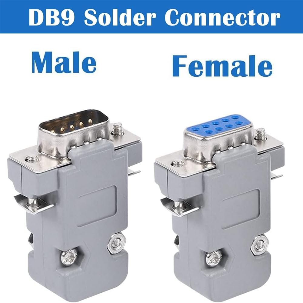 2 Stuks Soldeervrije RS232 D-SUB Seriële Adapter Met Etui - 9 Pin D Sub Breakout Connector