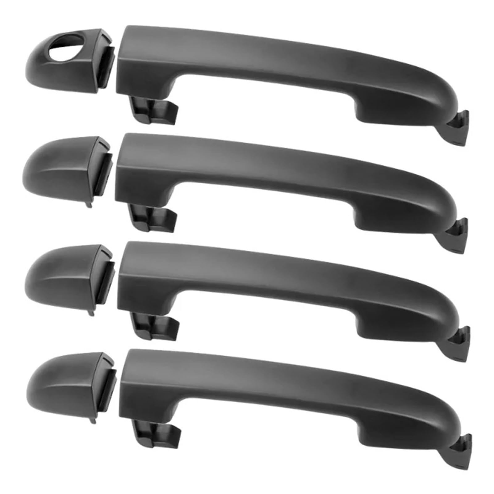 Punxdda Car Exterior Door Handle for Hyundai for I20 PB 2009-2012 82651-1J000 Front Rear Exterior Door Handle Replacement Accessories(1set)
