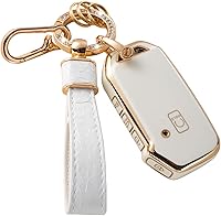 Vista 29 de Funda para llavero para Mercedes-Benz MB 2017-2021 Clase E/S, 2019-2021 Clase A/C/G y protector de llave inteligente