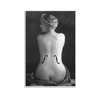 マン・レイ \"アングルのヴァイオリン\" ポスター　1973年伊トリノ市美術館 マン・レイ 