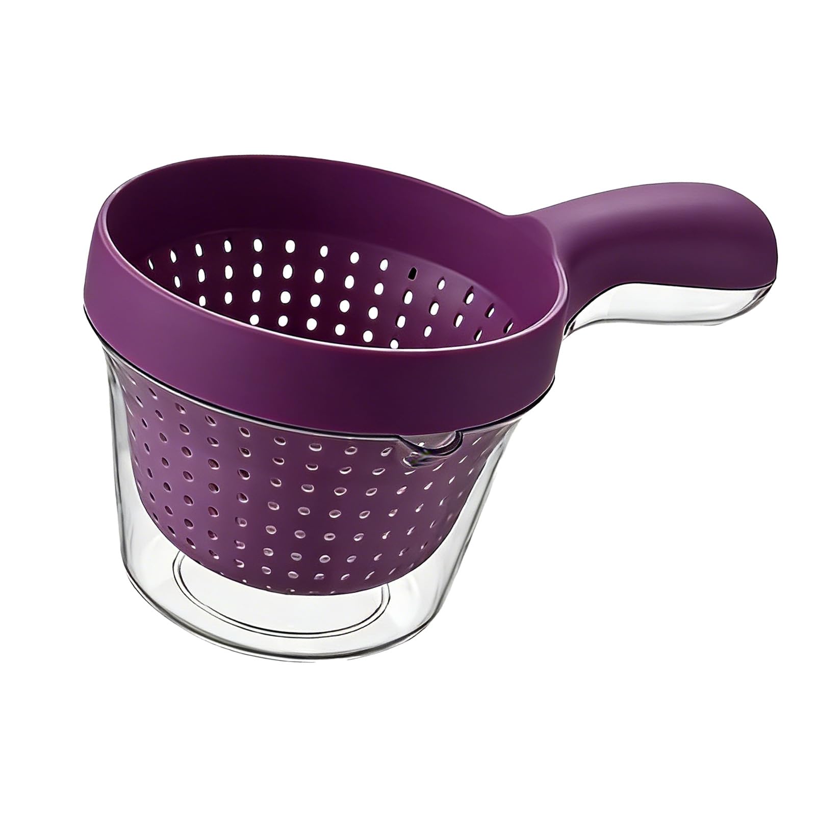 Hsyzygian Stackable Vegetable Container with Handles for Salad Prep and Compact Spaces Fruit Vegetable Strainer