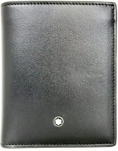 Montblanc Meisterstück Compact Wallet 6cc BK Wallet, Adult Unisex, Multi-Coloured (Multi-Colour), One Size