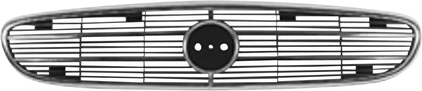 Replacement/Compatible Grille Chrome/Black Ls for Buick REGAL 1997-2004 (Partslink # GM1200408)