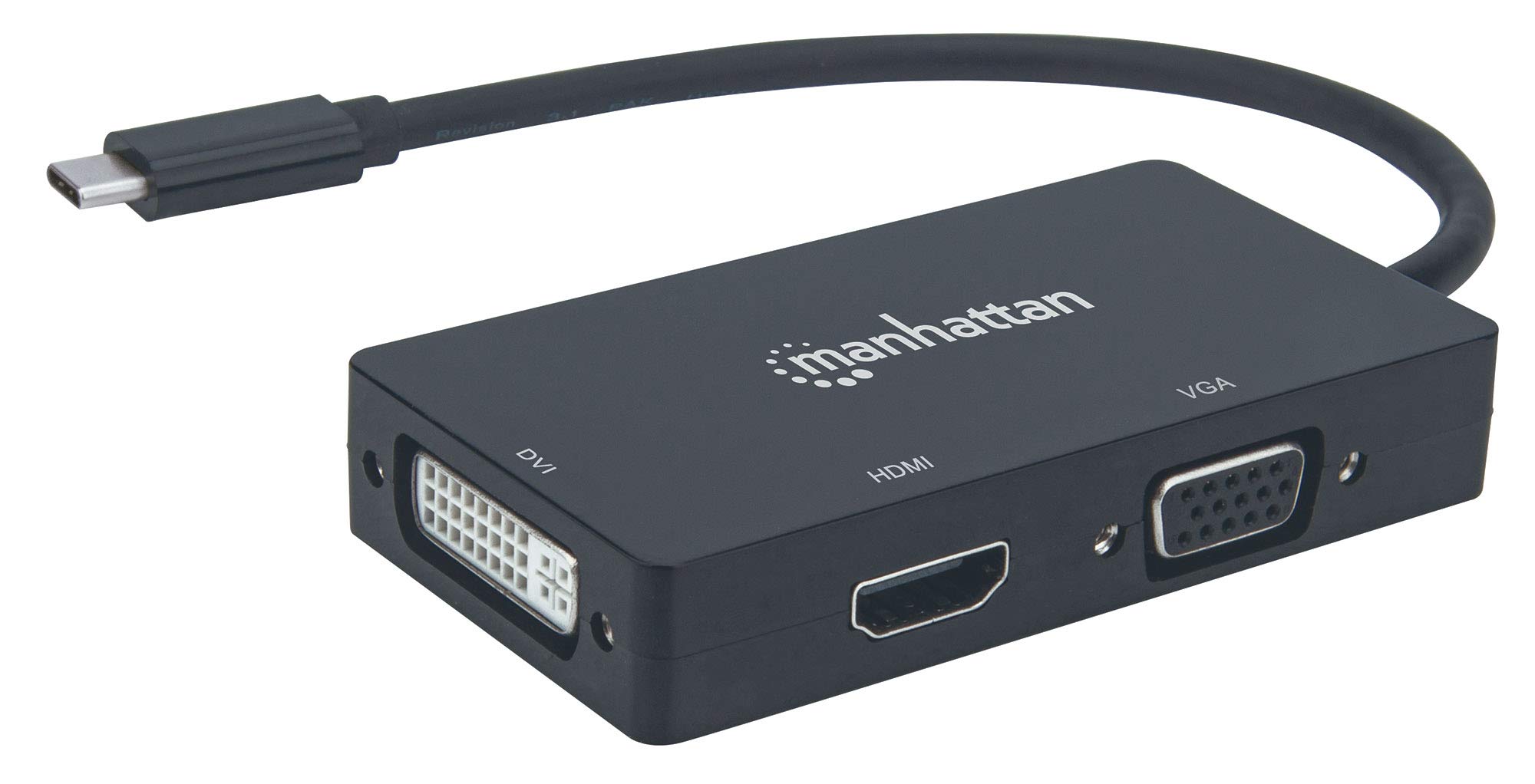 MANHATTAN USB-C 3-in-1 Multiport A/V Converter
